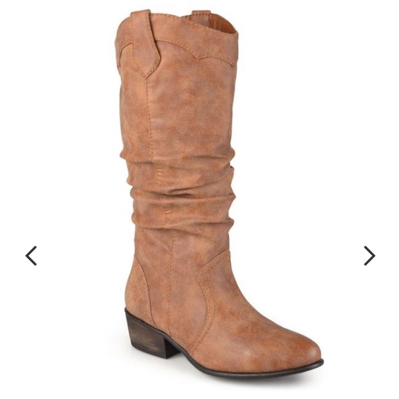 Journee Collection Shoes - Journee Collection Drover Wide-Calf Cowboy Boots